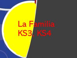 La Familia - Family KS 3, KS4