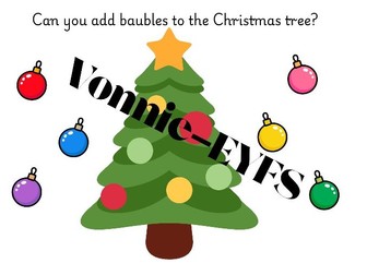 Christmas Tree Fine Motor Activity