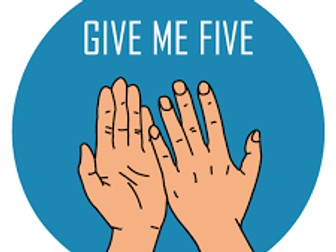 Give Me Five Self Harm Teaching Resources