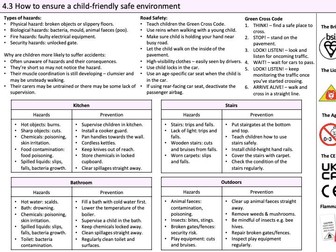 Cambridge National GCSE Child Development Revision Mindmaps