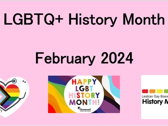LGBTQ+ History Month Assembly (KS3 & KS4)