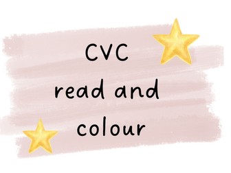 CVC Read and Colour