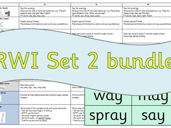 Phonics: Set 2 Planning Bundle