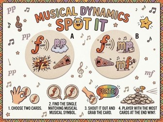 Musical Dynamics Spot It/Dobble