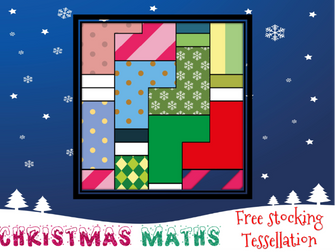 Christmas maths: stocking tessellation