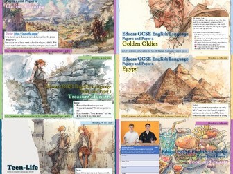 Original EDUQAS / WJEC GCSE English Language Papers