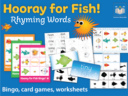 Hooray for Fish Rhyming Words | Teaching Resources
