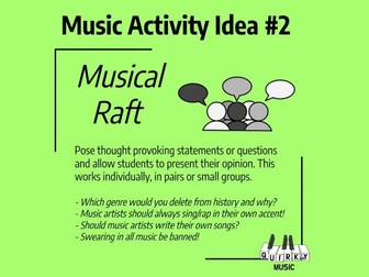 Music Activity 2: Musical Rafts