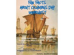 Fun Facts about Columbus Day WebQuest / Internet Scavenger Hunt