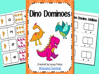 Dino Dominoes-Number Recognition & Addition