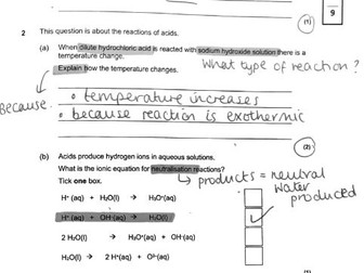 Revision Resource - AQA Chemistry Paper 1