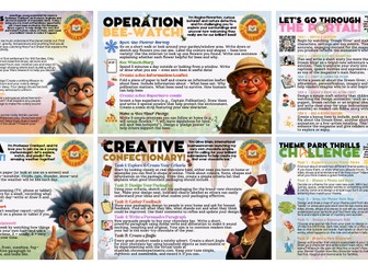 6 Cross Curricular Homework Challenges/Mini Projects with The Experts!