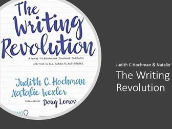 Pedagogy: Writing Revolution By Judith Hochman & Natalie Wexler