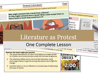Spoken Language: Literature as Protest