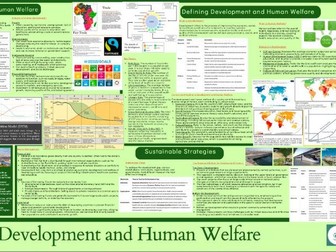 Edexcel IGCSE Geography - Development and Human Welfare Knowledge Organiser