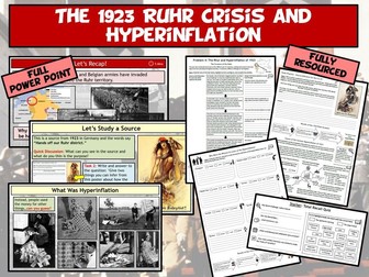 Weimar & Nazi Germany L5 & L6 - The Ruhr and Hyperinflation