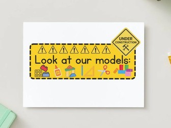 Construction Area Label - Made Models