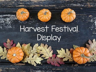 Harvest Festival Display