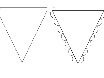 Bunting Template - Design Your Own Classroom Decoration