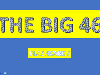 The BIG 46 - Year 4 Times Tables Facts Flashcards