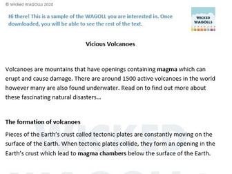 Volcanoes Information Text
