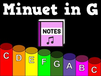 Minuet in G - Boomwhacker Play Along Video and Sheet Music
