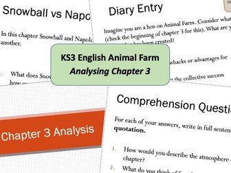 Animal Farm - Analysing Chapter 3