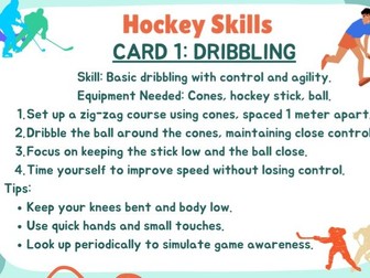 Hockey Skills Circuit Cards