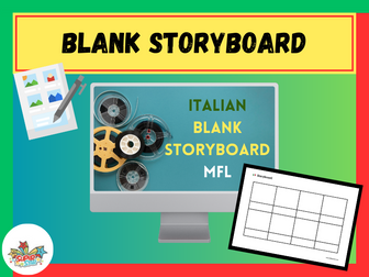 ITALIAN Blank Storyboard
