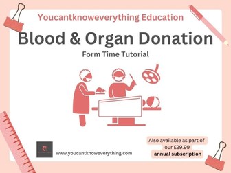 Transplant and Blood Donation Tutorial