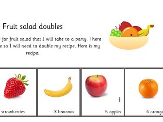 EYFS/Year 1 doubling