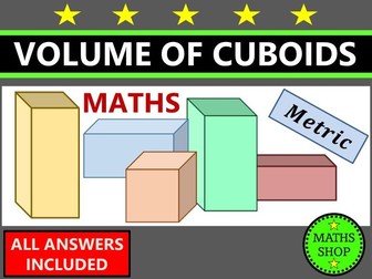 Volume of Cuboids GCSE Maths Revision