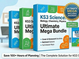 Ultimate KS3 Science Departmental Bundle