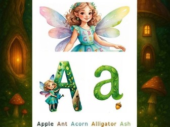 Fairy Alphabet Letter and Word Calm Set