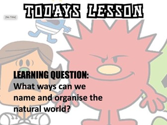 Taxonomy and Classification