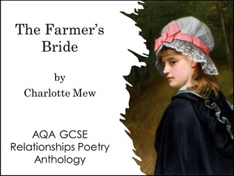 The Farmer's Bride - GCSE Poetry