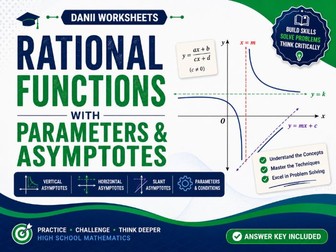 Rational Functions with Parameters Worksheets