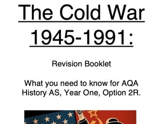 A Level Cold War Revision Booklet Year 1 AQA