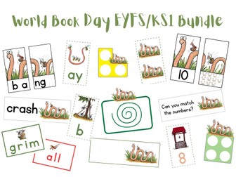 World Book Day Superworm EYFS/KS1 Bundle