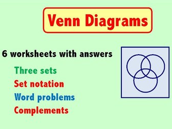 Venn Diagrams - 3 Sets