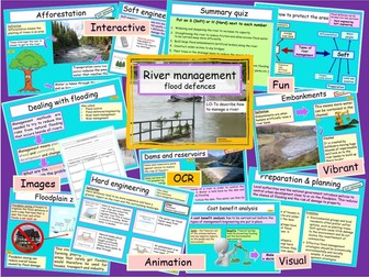 OCR River management  flood defences