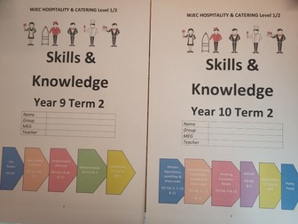 WJEC Hospitality & catering Term 2 bundle for Year 9 and 10