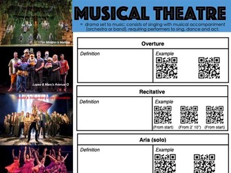 Music Theatre Songs (GCSE CIE)