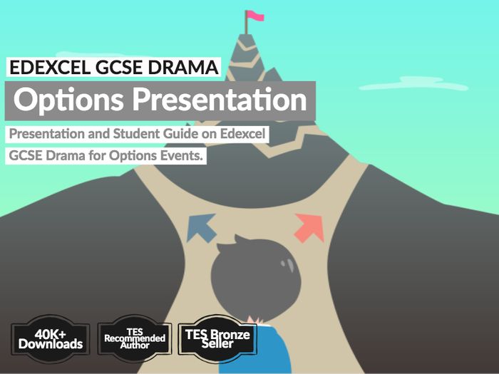 Edexcel GCSE Drama Options Presentation And Student Guide | Teaching ...