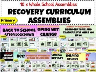 Back to School Recovery Curriculum