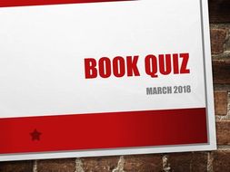 Book Quiz Teaching Resources