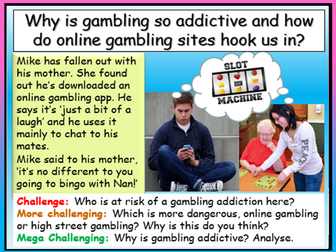 Online Gambling PSHE