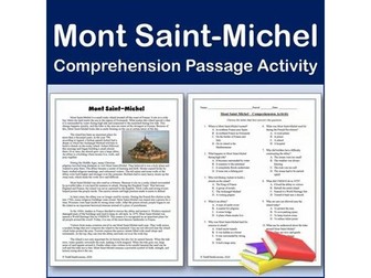 Mont Saint-Michel | International Landmarks Reading Comp Passage & Activity
