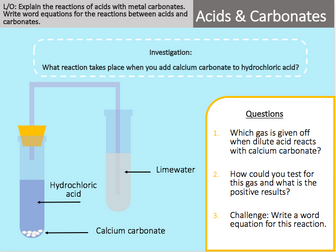 Acids and Carbonates