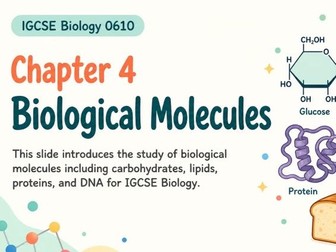 Biological Molecules IGCSE Slides